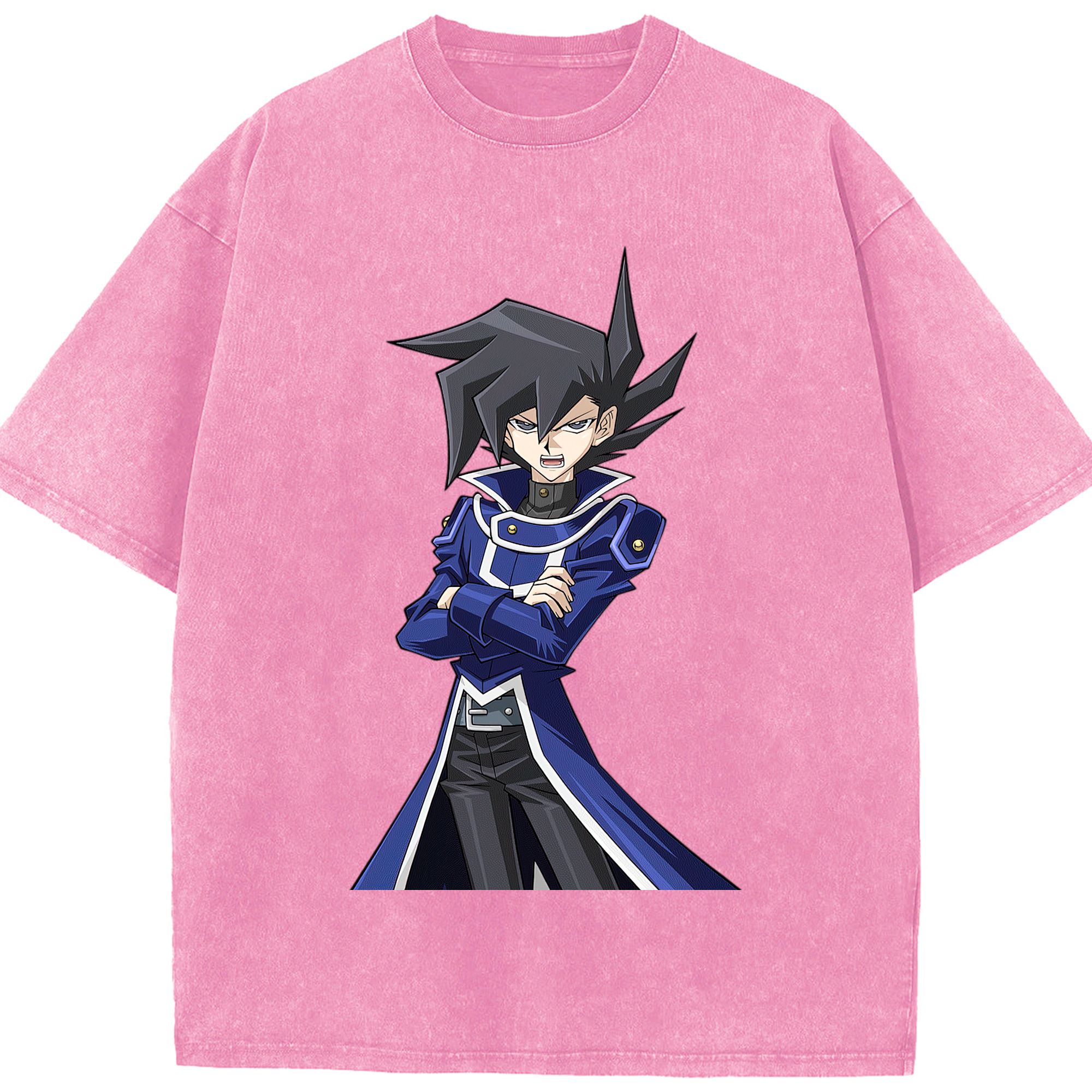 （画像用） 遊☆戯☆王 Yu-Gi-Oh! 綿100% ヴィンテージ風 半袖Tシャツ（フロントプリント）